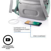 Рюкзак-антивор XD Design Bobby Soft Мятный P705.797 - фото 8