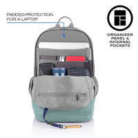 Рюкзак-антивор XD Design Bobby Soft Мятный P705.797 - фото 6