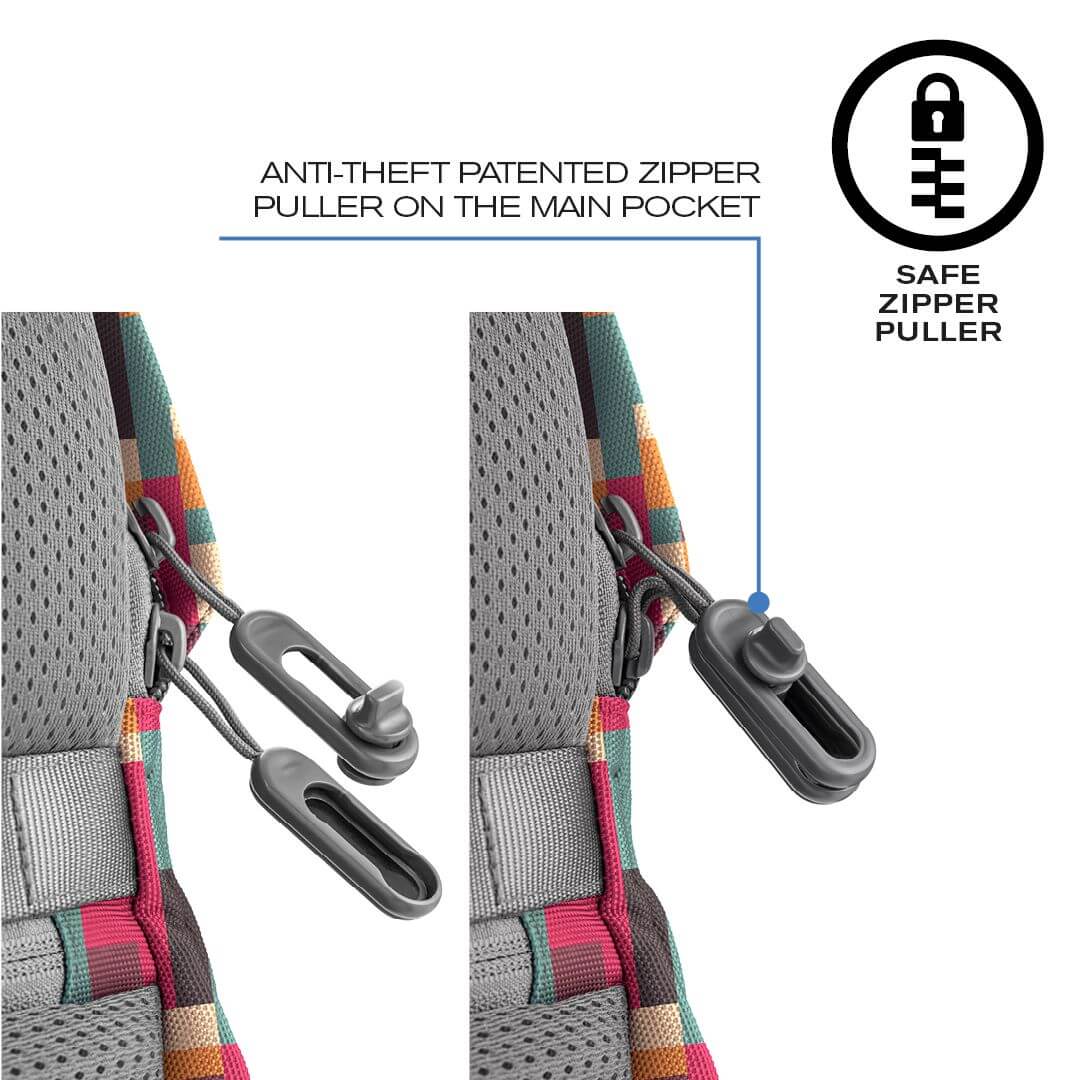 Рюкзак-антивор XD Design Bobby Soft Art Geometric P705.867 - фото 13