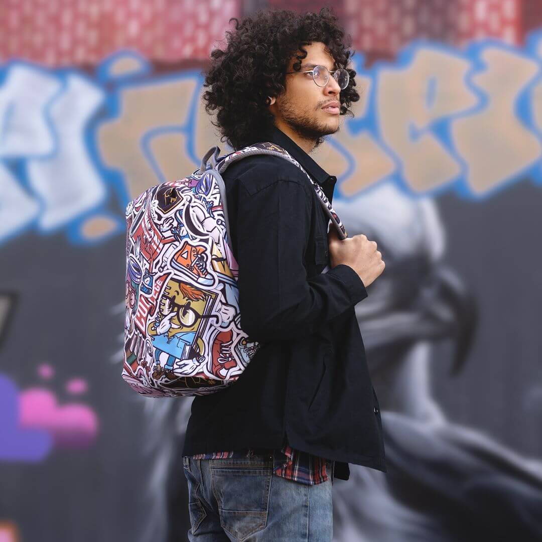 Рюкзак-антивор XD Design Bobby Soft Art Graffiti P705.868 - фото 15