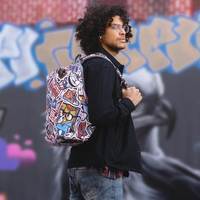 Рюкзак-антивор XD Design Bobby Soft Art Graffiti P705.868 - фото 15