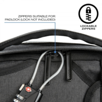 Рюкзак-антивор XD Design Bobby Duffle Anti-Theft Travelbag Black P705.271 - фото 10